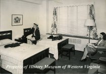 Guest room at Hotel Roanoke
