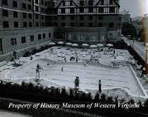 Pool at Hotel Roanoke, 1962