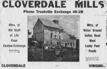 Cloverdale Mill Advertisement