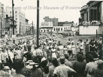 Victory Day Parade Crowd, 1945