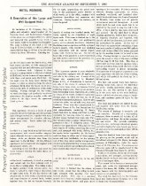 Souvenir program and menu