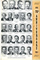 Commemorative menu, 75 years