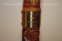 Cane Carved from Wood Grown at Stonewall Jackson's Grave