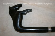 Detail of Wooden Cane with Dagger