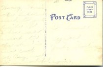 Back of postcard