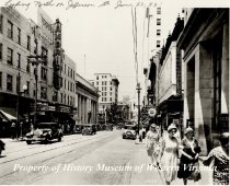 Looking North on Jefferson Street, 1931