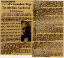 Dr. Gill's Enthusiasm