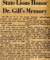 State Lions Honor Dr. Gill