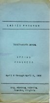 Spring Congress program