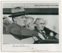 Three statesmen in a car, 1934