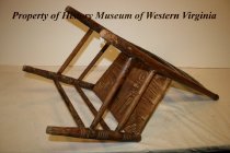 Bottom of Wooden Chair with Woven Rush Seat