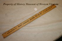Wooden Ruler with  Newspaper-column Measurements