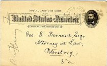 RWFlournoy Postal Card, page 1