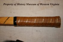 Leather-wrapped Handle of Tennis Racket