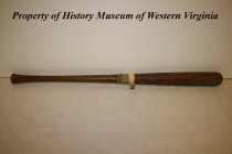 "Louisville Slugger," Lou Gehrig signature baseball bat.