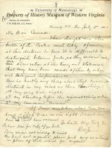 R. W. Jones Letter, page 1