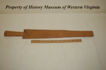 Wooden, Flax-scutching Board