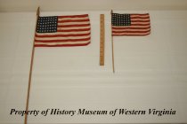 Two American Flags; Each with 48 Stars