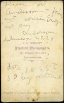 Girl in 1860 dress, back