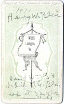 Henry W. Blair, back