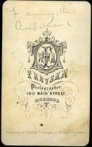 Fanny M. Anderson, back