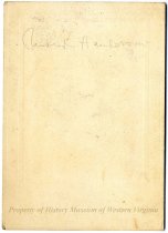 Woman (Amond [?] Henderson), back