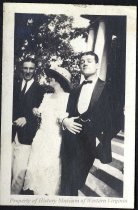 Woman with two young men