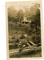 Boy at Play on Flat Creek Farm