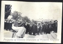 Graduates being photographed