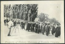 Graduates being photographed