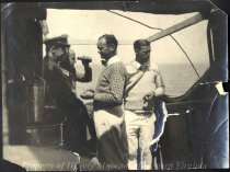 Four men on a boat