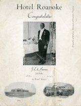 Congrtatulatory Menu, page 1