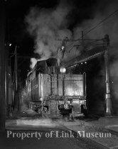 Locomotive taking water