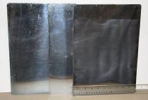 Rectangular Brass/Chrome plates (3)