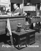 Agent At Desk, Shenandoah Junction, Va.