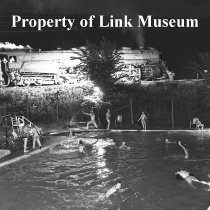 Camp Job, Kids Jumbing Into A Swimming Pool