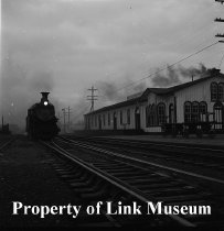 Locomotive 382 Passing The Freight Station, Abingdon, Va.