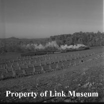 Browns Bottom, Train No. 201 Southbound, Passing Stacked Corn