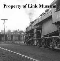 Locomotive 114 About To Move Onto The Turntable At Bristol