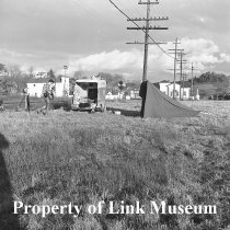 Corky Zider Picking Up LInes At Max Meadows Station
