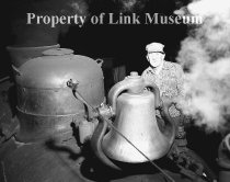 Bernard Cliff on Top of Boiler