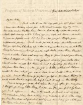 Letter, page 1