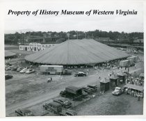 Oral Roberts tent revival in Roanoke, Virginia