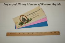 Ink Blotter issued at Christmas by the National Exchange Bank