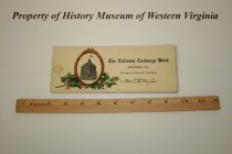 Ink Blotter issued at Christmas by the National Exchange Bank