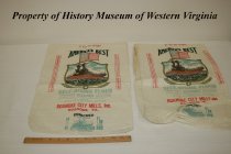 Two Flour Sacks from Roanoke City Mills, Inc.