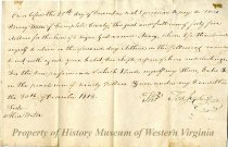 Bond from Thomas Teass to Mary (Scott) Watts, page 1