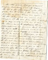 Letter from Anna Maria (Saunders) Preston