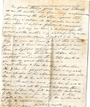 Letter from Anna Maria (Saunders) Preston