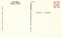 Reverse of postcard Brauer Chapel